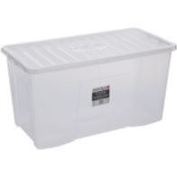 See more information about the 110 Litre Clear Plastic Storage Box With Lid